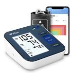 Wellue Bluetooth Blood Pressure Monitor - Digital Upper Arm Blood Pressure with Wide Range Cuff, Large Backlit LCD, Storesup to 240 Readings for Two Users, BP Monitor for iOS & Android Devices from Wellue