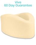 Vive Neck Brace - Foam Cervical Collar - Vertebrae Whiplash Wrap Aligns and Stabilizes Spine - Adjustable Spinal Support Can Be Used While Sleeping and Relieves Pain, Pressure from Vive Health