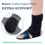 JOMECA Drop Foot Brace with Arch Support, Medical Grade Adjustable AFO & Foot Orthosis Brace for Walking, Relieve the Instability of Lower Limbs by MS, TBI, Stroke, Cerebral Palsy, Fracture (Left, Small) from JOMECA