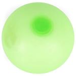 Master Toys & Novelties Glow in The Dark Super Duper Lime Green 4 inch Thermoplastic Resin Squish Ball by Master Toys & Novelties