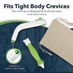 FreedomWand Compact Kit - Self Wiping Aid with Easy Release - Shower & Shave Aid - Portable, Extendable Toilet Aid for Disabled, Seniors, Handicapped, Little People, Recovering from Hip Replacement from FreedomWand