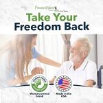 FreedomWand Compact Kit - Self Wiping Aid with Easy Release - Shower & Shave Aid - Portable, Extendable Toilet Aid for Disabled, Seniors, Handicapped, Little People, Recovering from Hip Replacement from FreedomWand
