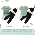 NZRVAWS Baby Boy Clothes 3-6 Months Baby Clothes Boy Bodysuit Pant Sets Infant Baby Boy's Clothing by 