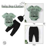 NZRVAWS Baby Boy Clothes 3-6 Months Baby Clothes Boy Bodysuit Pant Sets Infant Baby Boy's Clothing by 