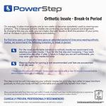 Powerstep Unisex-Adult Original Insoles, Low Profile, Support for Normal Arches, No Trimming Required, Shoe Size Inserts, Blue/Black, Men's 6-6.5 / Women's 8-8.5 by Powerstep