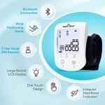 Automatic Wrist Blood Pressure Monitor: Easy@Home Bluetooth Smart Large Cuff BP Machine | Digital Sphygmomanometer| Heart Positioning Indicator | iOS & Android APP | EBP-085 from Easy@Home