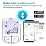 Automatic Wrist Blood Pressure Monitor: Easy@Home Bluetooth Smart Large Cuff BP Machine | Digital Sphygmomanometer| Heart Positioning Indicator | iOS & Android APP | EBP-085 from Easy@Home
