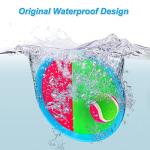 Qrooper Kids Toys Toss and Catch Game Set, Ball Sports Games with 4 Paddles 4 Balls and 1 Storage Bag, Classic Outdoor Games, Beach Games, Yard Games Suitable for Kids Gift Ideal (Blue) by Qrooper