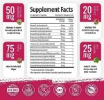 Adrenal Support - Cortisol Manager - A Complex Formula containing Rhodiola Rosea, Vitamin B12, B5, B6, Magnesium, Ginger Root Extract, Ashwagandha, Schizandra Berry, Licorice and More - Vegetarian by 1 Body