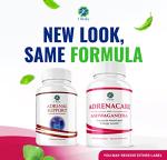 Adrenal Support - Cortisol Manager - A Complex Formula containing Rhodiola Rosea, Vitamin B12, B5, B6, Magnesium, Ginger Root Extract, Ashwagandha, Schizandra Berry, Licorice and More - Vegetarian by 1 Body