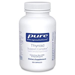 Pure Encapsulations Thyroid Support Complex | Hypoallergenic Supplement with Herbs and Nutrients for Optimal Thyroid Gland Function* | 120 Capsules by Pure Encapsulations