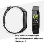 ZURURU Fitness Tracker with Blood Pressure Heart Rate Sleep Health Monitor, Waterproof Activity Tracker with Step Calorie Counter Pedometer for Fit bit Men & Women (Black) by ZURURU