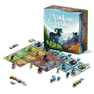 Mountain Goats - Board Game - 2 to 4 Players - 20 Minute Play Time by BOARD GAME TABLES.COM