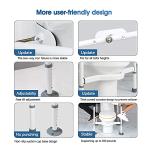 RealPero Toilet Safety Rails,Toilet Frame with Handles, Bathroom Safety Frame, Upgraded Thick Carbon Steal Crossbar and Large Non-Slip Suction Cups .Height and Width Adjustable,Fits All Toilets from RealPreo