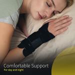 Carpal Tunnel Wrist Brace by BraceUP for Women and Men - Metal Wrist Splint for Hand and Wrist Support and Tendonitis Arthritis Pain Relief (S/M, Left Hand) by Xiangyu