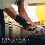 Carpal Tunnel Wrist Brace by BraceUP for Women and Men - Metal Wrist Splint for Hand and Wrist Support and Tendonitis Arthritis Pain Relief (S/M, Left Hand) by Xiangyu