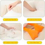 Bidtrum Weighted Goose Stuffed Animal, 63" Super Soft and Cute Giant White Goose Plush Pillow Duck Stuffed Animal,Great Gifts for Christmas, Valentine's Day, Birthday(White, 63 inch) by Bidtrum