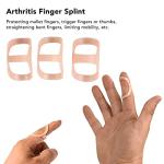 HURRISE Finger Splint Finger Splint Combo Waterproof Oval Finger Joint Protector for Finger Tendon Release and Pain Relief Finger #13 14 15 3 Sizes(7.6-8.2cm from HURRISE