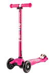 Micro Kickboard - Maxi Deluxe 3-Wheeled, Lean-to-Steer, Swiss-Designed Micro Scooter for Kids, Ages 5-12 - Pink by Micro Kickboard