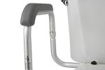 Medline Toilet Safety Rails, Safety Frame for Toilet with Easy Installation, Height Adjustable Legs, Bathroom Safety, Foam Armrests, Easy to Clean, Aluminum Frame, 250lb. Weight Capacity from Medline Industries Healthcare