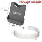 Elderly Silicone Bib Pocket & Food Guard for Plates Kits - Clip-On Spill Prevention Daily Living Eating Aids Accessories for Parkinson Disabled, Seniors, Handicapped from 