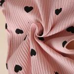 Infant Baby Girl Clothes Outfits,Fall Winter Romper Christmas Clothing Set 6-9 months Pink Heart from 