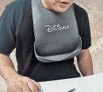 Elderly Silicone Bib Pocket & Food Guard for Plates Kits - Clip-On Spill Prevention Daily Living Eating Aids Accessories for Parkinson Disabled, Seniors, Handicapped from 