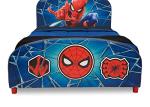 Delta Children Upholstered Twin Bed, Marvel Spider-Man from Delta Enterprise Corp - PLA