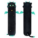 Mewaii Long Cat Plush Kawaii Body Pillow, 53â Cute Black Cat Stuffed Animals Soft Plushies, Big Eyes Kitten Plush Toys Throw Pillow Doll Gift for Girlfriend by Mewaii