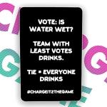Charge it 2 The Game Drinking Cards (First Edition) from Charge It 2 The Game Drinking Cards