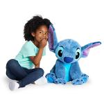 Disney Store Stitch Plush Soft Toy, Medium 15 3/4 inches, Lilo and Stitch, Cuddly Alien Soft Toy with Big Floppy Ears and Fuzzy Texture, Suitable for All Ages by Disney