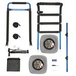 My Beach CartÂ® The Original NO Rust Aluminum Foldable Beach Cart 13 INCH Big Wheels Balloon Tires for Sand Heavy Duty. Often Imitated, Never Duplicated. from Bright House Sales LLC