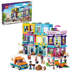 LEGO Friends Main Street Building 41704; Building Kit Birthday Gift for Kids Aged 8+ with 8Â Characters and 4 Animal Figures for Hours of Imaginative Role Play (1,682 Pieces) by LEGO