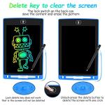 2 Pack LCD Writing Tablet, 8.5 Inch Toddler Colorful Doodle Board, Erasable Reusable Electronic Drawing Tablet Scribbler Pads, Educational Kids Toys Gift for Age 2 3 4 5 6 7 8 Years Old Boys Girls by VEIOZE