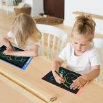2 Pack LCD Writing Tablet, 8.5 Inch Toddler Colorful Doodle Board, Erasable Reusable Electronic Drawing Tablet Scribbler Pads, Educational Kids Toys Gift for Age 2 3 4 5 6 7 8 Years Old Boys Girls by VEIOZE