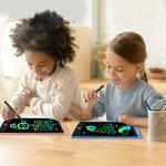 2 Pack LCD Writing Tablet, 8.5 Inch Toddler Colorful Doodle Board, Erasable Reusable Electronic Drawing Tablet Scribbler Pads, Educational Kids Toys Gift for Age 2 3 4 5 6 7 8 Years Old Boys Girls by VEIOZE