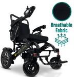 MALISA Electric Wheelchair, Automatic Folding Power Wheelchair for Adults, Foldable Motorized Wheel Chair, Portable Lightweight All Terrain Electric Wheelchairs (Black Frame) by SHENZHEN CHITADO TECHNOLOGY CO LTD