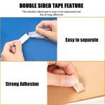6PCS Double Sided Tape for Crafts & Arts DIY, Scrapbook Tapes for Gift Wrapping, 6 Specs Double Stick Tear-by-Hand Adhesive Roll Set for Scrapbooking, Paper Backing, Office School Supplies (65FT) from Smaring