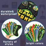 20 Pieces Video Game Party Sign Game Party Themed Directional Signs Video Game Sign Funny Video Game Cutouts Welcome Yard Outdoor Wall Sign Party Supplies Photo Props Backdrop Decoration Party Decor from Tenare