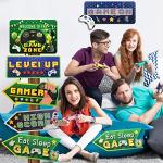 20 Pieces Video Game Party Sign Game Party Themed Directional Signs Video Game Sign Funny Video Game Cutouts Welcome Yard Outdoor Wall Sign Party Supplies Photo Props Backdrop Decoration Party Decor from Tenare