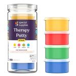 Special Supplies Therapy Putty for Kids and Adults - Resistive Hand Exercise Stress Relief Therapy Putty Kit, Set of 4 Strengths, Three Ounces of Each Putty from Special Supplies