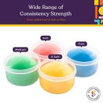 Special Supplies Therapy Putty for Kids and Adults - Resistive Hand Exercise Stress Relief Therapy Putty Kit, Set of 4 Strengths, Three Ounces of Each Putty from Special Supplies