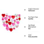 40 PCS Valentine Squishies Mochi Squishy Heart Flower Bear Toys Mini Stress Relief Toys Kawaii Squishies for Kids School Class Classroom Valentines Day Cards Gifts Prizes Party Favors by Civaner