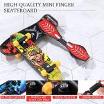 36 Pieces Mini Finger Skateboard Toy Skateboard Finger Boards with Double Sided Pattern Creative Fingertip Movement Novelty Toys Party Favors Decorations Supplies for Teens and Adults (Cute Style) by Zhanmai