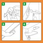 Cabinet Locks Child Safety Latches - OKEFAN 12 Pack Baby Proofing Cabinets Drawer Lock Adhesive Latch for Kids Proof Drawers No Drilling Tools Needed (White) from 