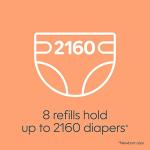 Diaper Genie Playtex Clean Laundry Refill Bags, Ideal for Diaper Pails, Registry Gift Set, Pack of 8, 2160Count by AmazonUs/Q05TB