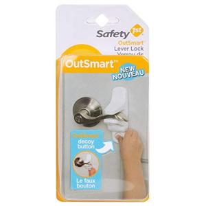 Safety 1st OutSmart Child Proof Door Lever Lock (White) from Dorel Juvenile Group-CA
