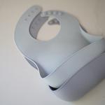 Ava + Oliver Silicone Bib Set - Adjustable Waterproof Bibs - Set of 2 (Stone) by Ava + Oliver