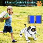 Robot Dog Toy for Kids, OKK Remote Control Robot Toy Dog and Programmable Toy Robot, Smart Dancing Walking RC Robot Puppy, Interactive Voice Control Toys, Electronic Pets Gift for Boys Girls from okk