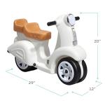 Step2 Ride Along Scooter â Ride On Toy with Vintage-Style Design, Toddler Scooter with Four Wheels for Extra Stability from The Step2 Company, LLC